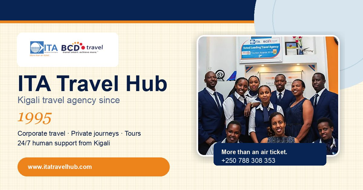 ITA Travel Hub · Kigali travel agency since 1995